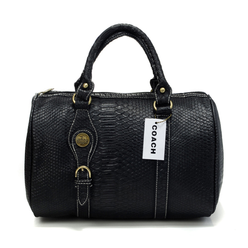 Coach Embossed Medium Black Luggage Bags DEE | Women